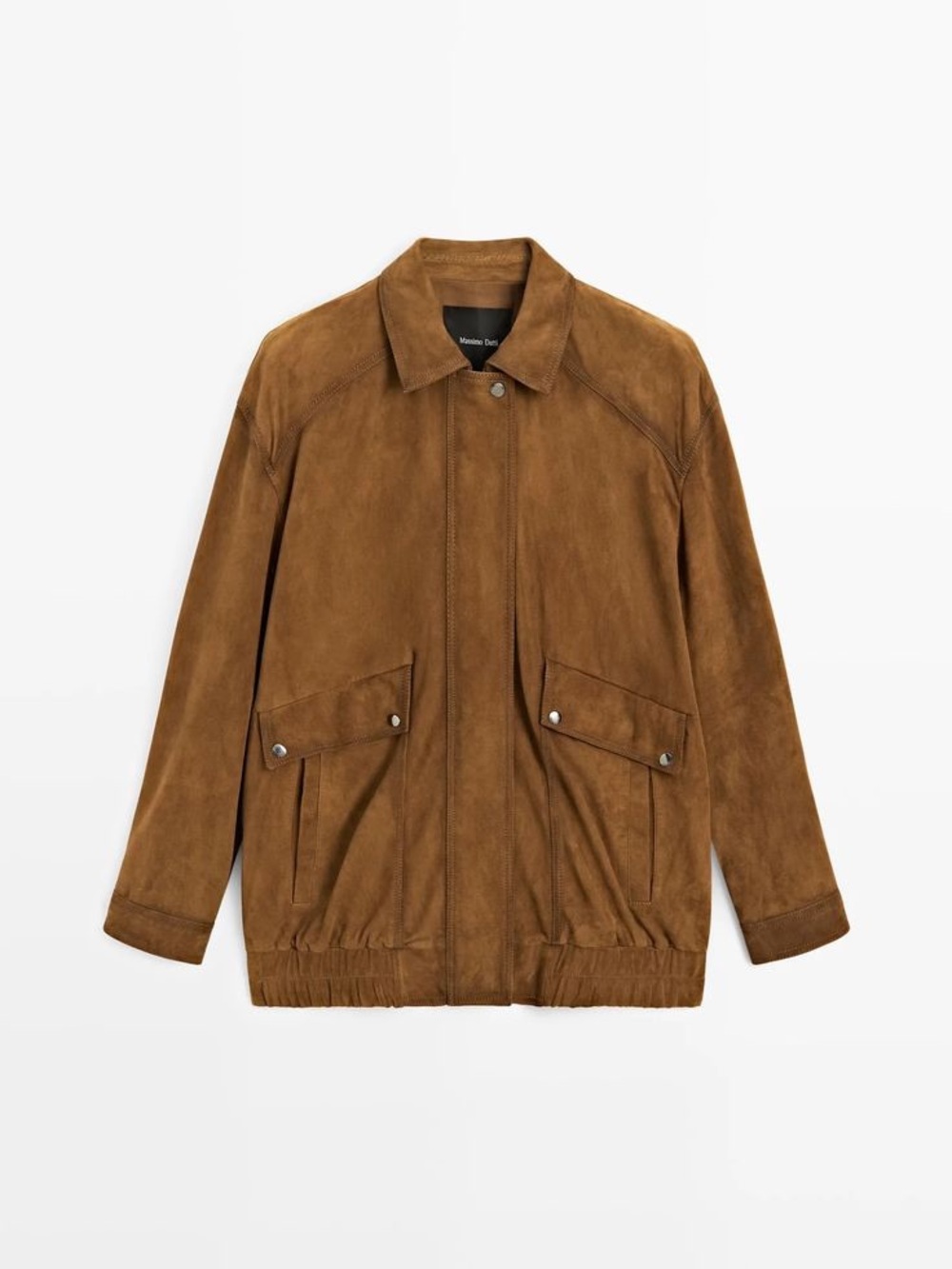 Massimo Dutti Suede Bomber Jacket